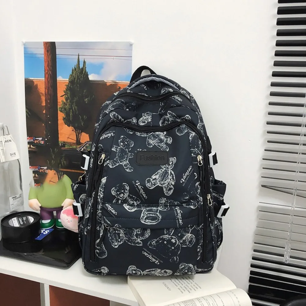 Cute Large Capacity Backpack Nylon Ultra-light Schoolbag Travel Knapsacks Student 1
