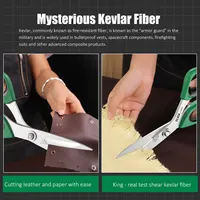 LAOA Portable Stainless Steel Handmade Scissors for Cutting Paper Fabric Leather Tailoring Scissors 2