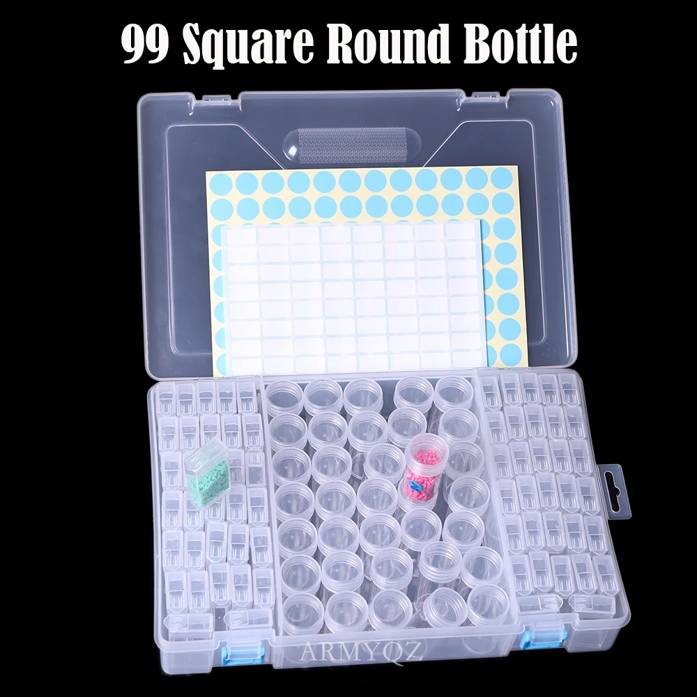 Square  Diamond Dotz Kits Accessories Funnel Bead Container Diamond  Embroidery Environmental Protect Tool Factory Price Expert Design Quality  Latest Style From Freelady, $3.62