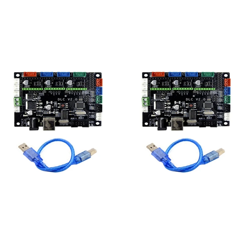 

2X For MKS DLC Main Control Board CNC Control Board Engraving GRBL CNC Shield Compatible Motherboard MEGA328P