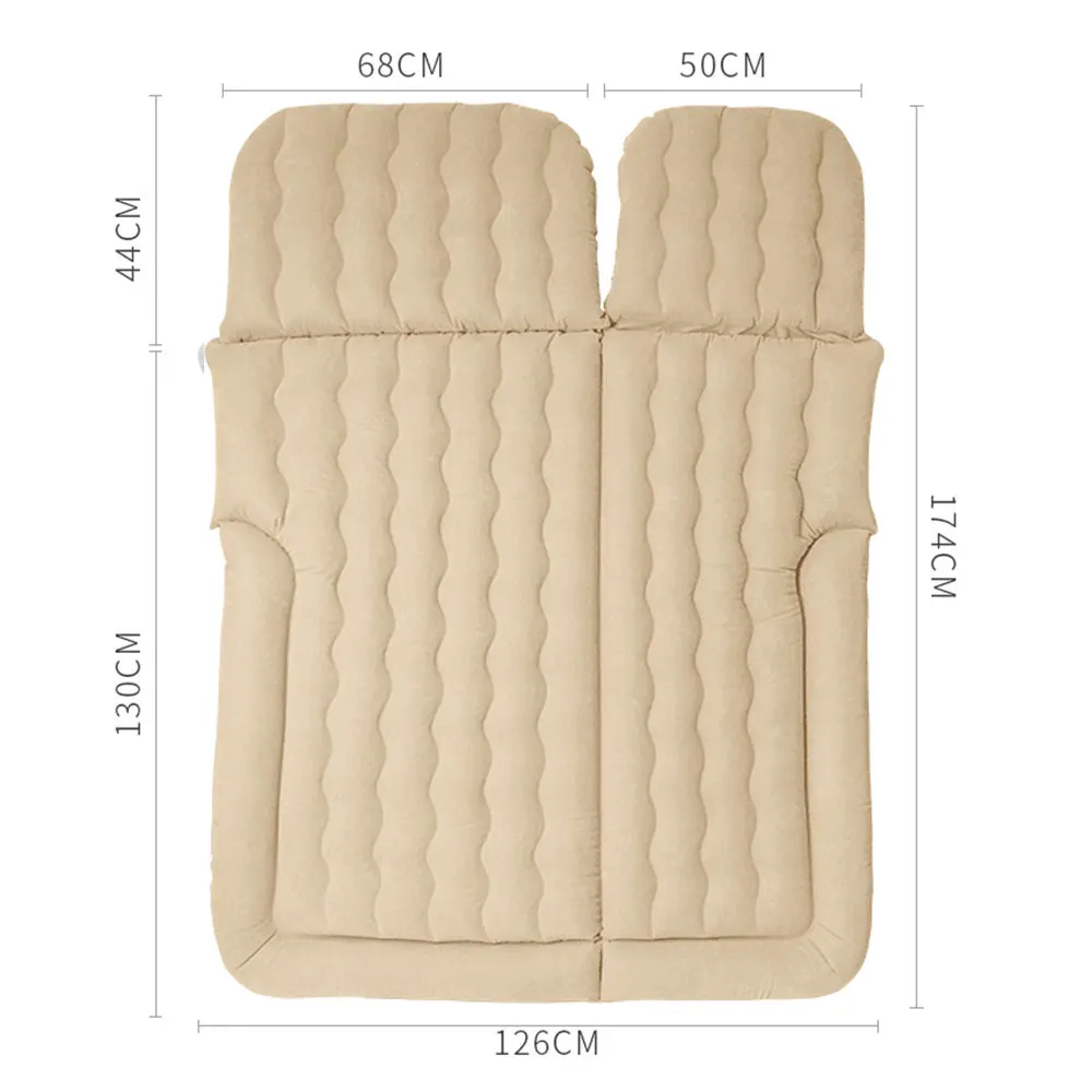 Inflatable Air Bed Car Sleeping Mattress Inflatable Camping Mattress Camping Mattress Car Inflatable Bed For SUV/ Truck/ Van Travel Air Bed Portable Inflatable Mattress Set with Storage Bag & Air Pump