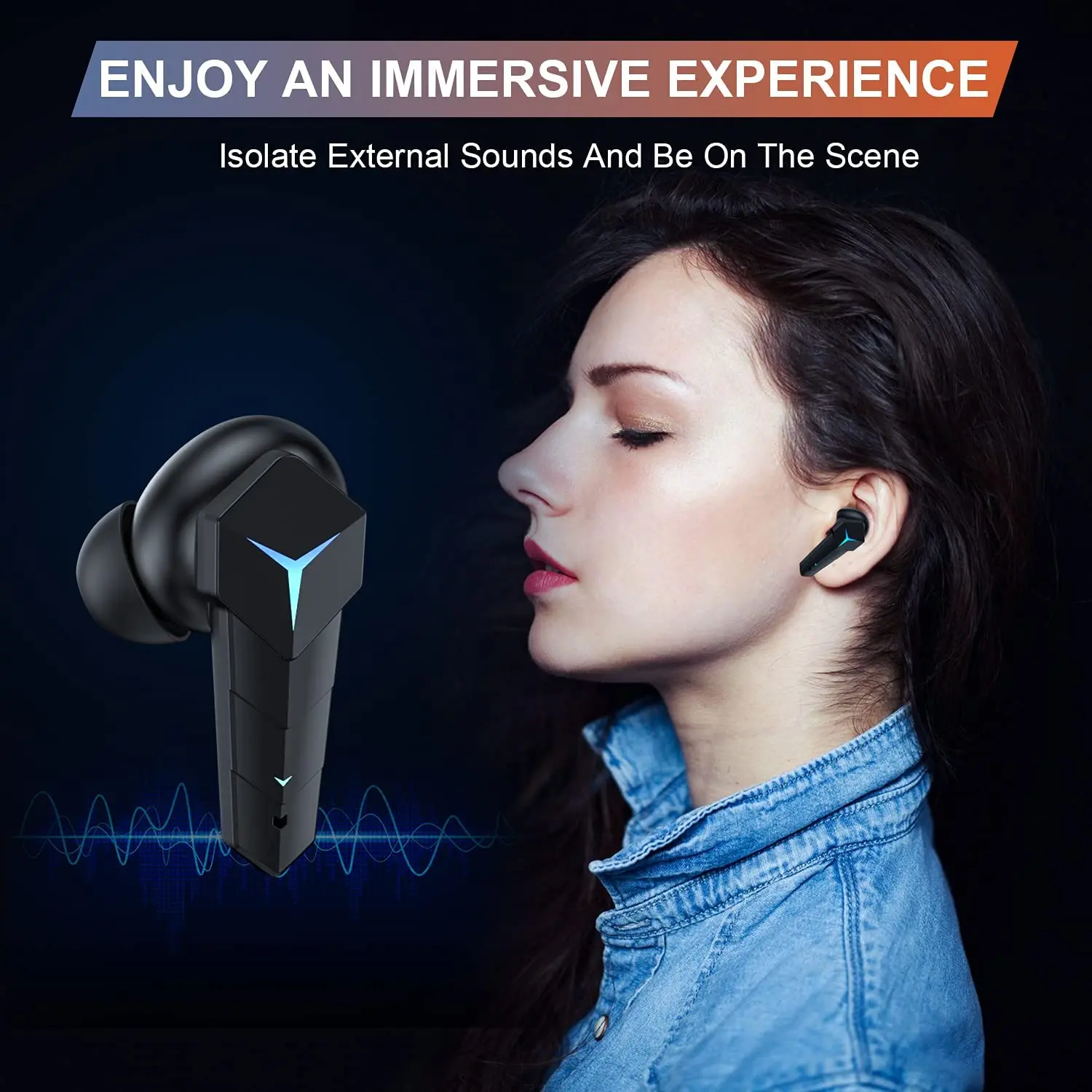 KINGSTAR TWS  5.0 ̾,  ̾ ̸ ,  HiFi ׷ ̾,  ӿ 