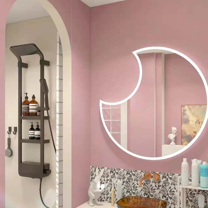 Hanging Touch Mirror Bagno Glam Modern Displaymirror Lights Cute Large Espejo Aumento Maquillaje Con Luz Home Miglioramento