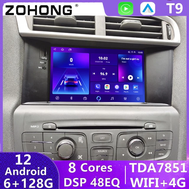 Stereo Multimedia Android Gps Bluetooth Usb Citroen C4