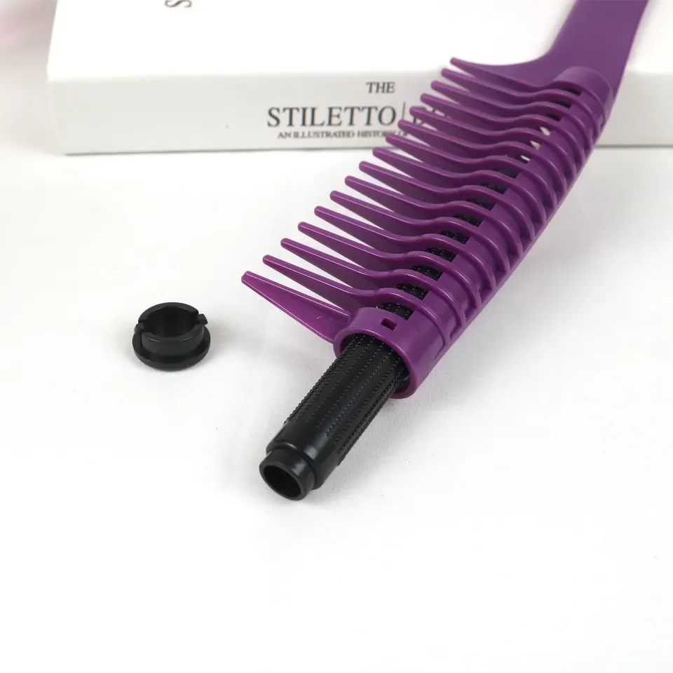 The New Hair Brush Tool Anti-hair Loss Roller Comb Hair Curling Brush Comb Hairbrush Hairdressing Comb Pro Salon Barber Styling 2