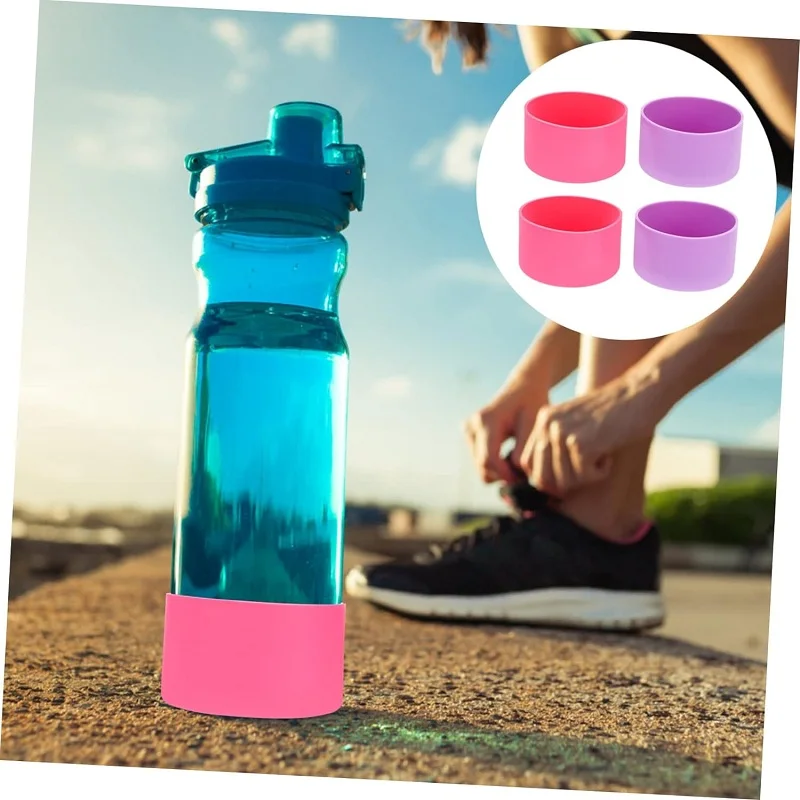 Silicone Water Bottle Boot for Owala 24oz 32oz 40oz, Anti-Slip Protective Sleeve Bottom Bumper Protector for FreeSip,Twist,Flip