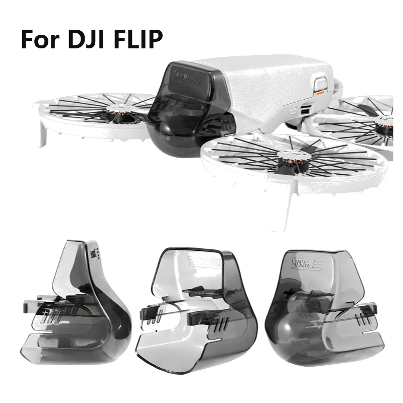 Lens Hood Cap For DJI Flip Anti-collision Lens Cover Gimbal Cap Anti-scratch Fixed Buckle Cover for DJI Flip Drone