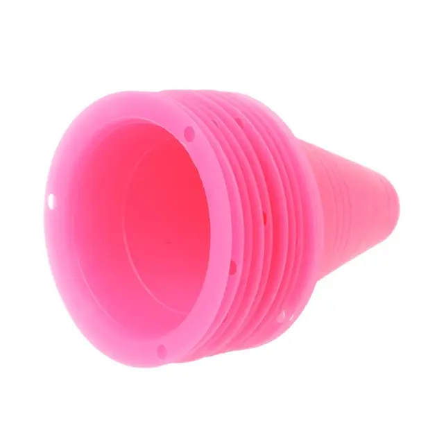 10 Pcs Skate Marker Cones Roller Football Marking Cup Marker Cones Slalom Roller skate pile cup Soccer Training Equipment 3