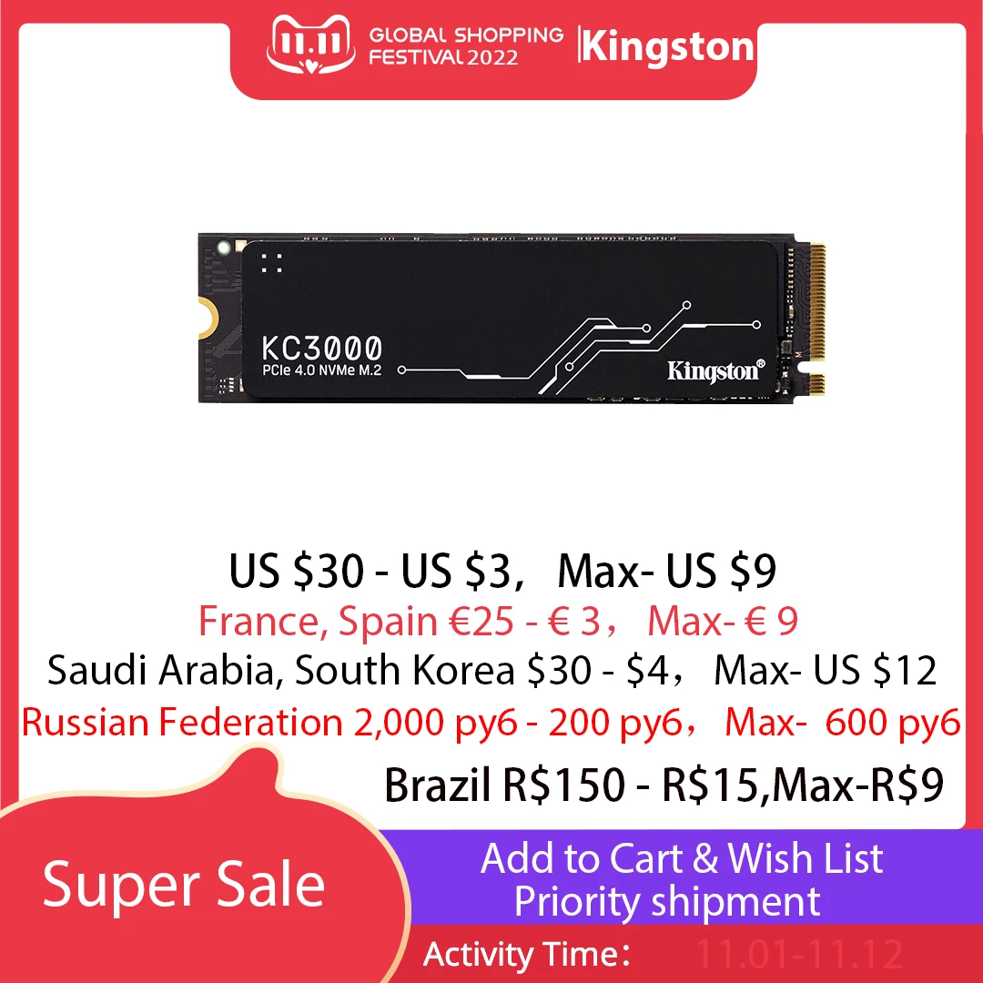 Ʈ ũž MSI  ϵ ũ, KC3000 PCIe 4.0, NVMe M.2 ssd m2, 512gb, 1tb, 2tb, 4TB ϵ ̺, ִ 7000 mb/s