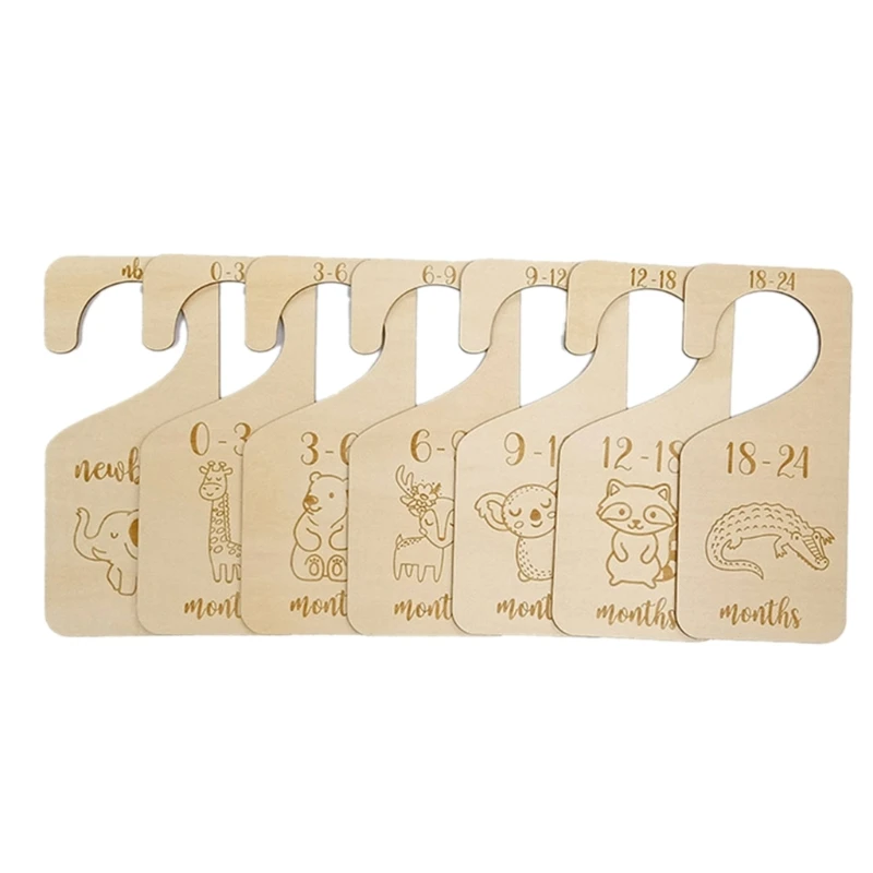 

Upgraded Baby Wardrobe Dividers Nursery Decor from Newborn to 24 Month K1KC