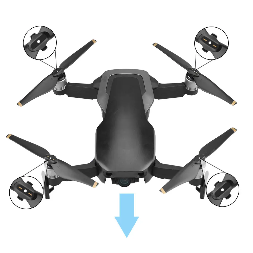 Sffbb614a4d0a4355a26229b3f1b0a6ebz 4 Pairs 5332S Propeller for DJI Mavic Air Drone Quick Release Blade 5332 Props Durable Spare Parts Replacement Accessories Wing