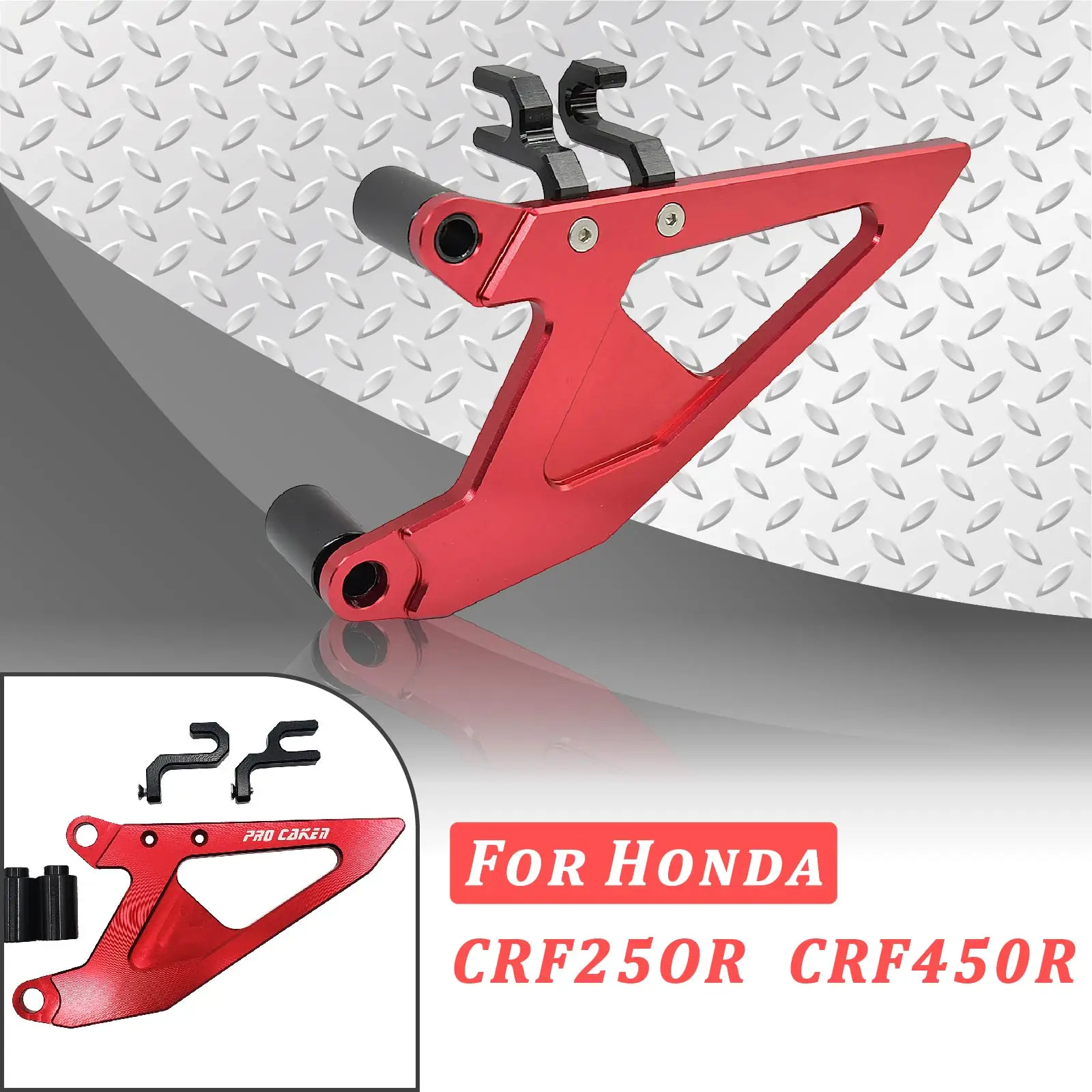 

Motocross CNC Front Chain Protector Sprocket Guards Cover For HONDA CRF250R CRF450R CRF 250R 450R 2009-2016 2017 MX Dirt Bike