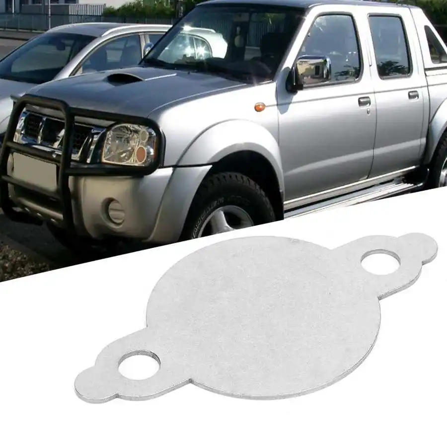 EGR 밸브 블랭킹 플레이트 닛산 Navara D40 YD25 커먼 레일 2.5L 유로 4 2006 2007 2008 2009 2010 2011 알루미늄 합금