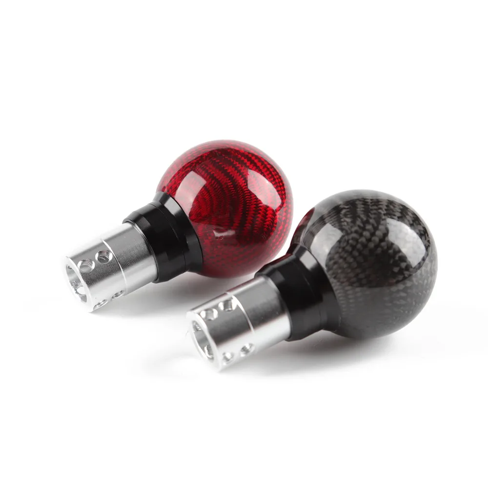 

Ручка переключения передач из углеродного волокна, автоматический рычаг переключения передач с ручкой в форме шара