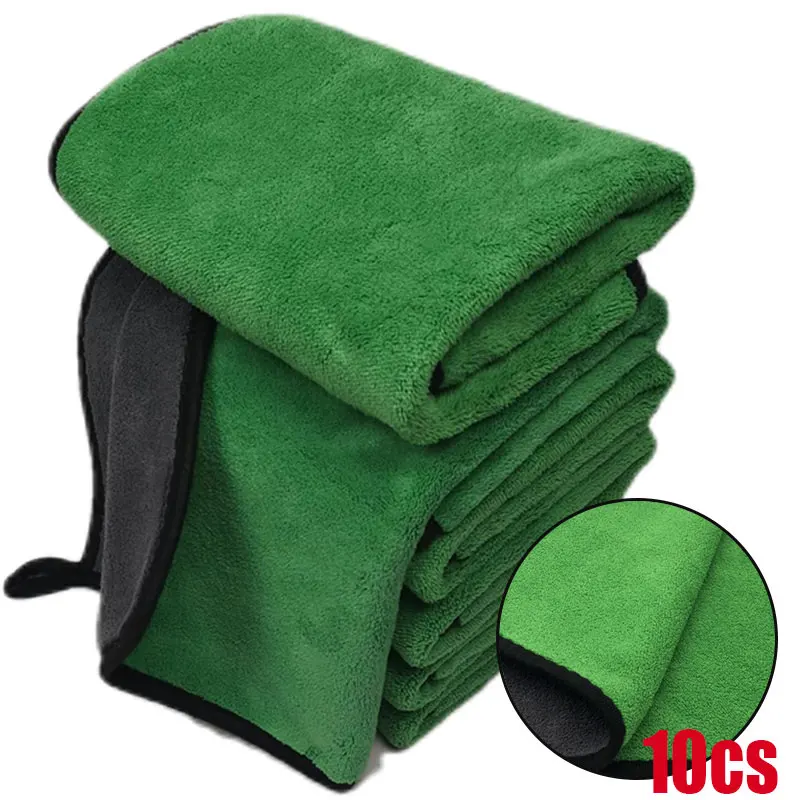 Car Wash Microfiber Towels 10/5/3pcs Thicken Car Cleaning Cloth Drying Towel Double Layer microfiber towel microfiber cleaning cloths microfiber washing towel car washing towel microfiber car towel microfiber towels cleaning cloth fiber towel fiber car wipes car drying towel drying cloth