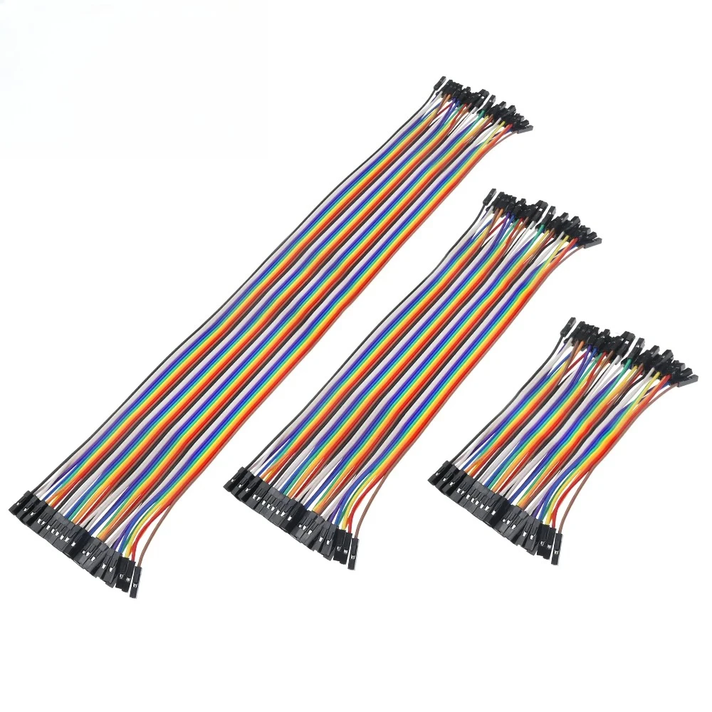 Dupont-Kabel 10/20/30/40CM 40-Pin Stecker auf Stecker + Stecker auf Buchse und Buchse auf Buchse Jumper-Kabel für Arduino DIY-Kit