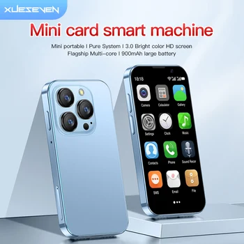 XUESEVEN Android 9 Mini Smart Phone 3.0 Inch Screen 2GB RAM 16GB ROM 2 SIM Standby Play Store Face Unlock 3G Little Smartphones