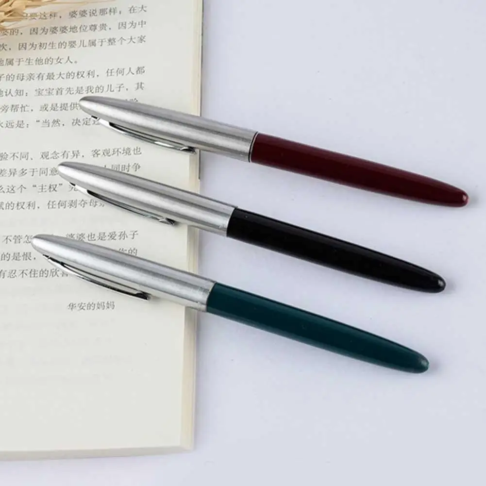 Fountain Pen Classic HERO 329 Metal Fountain Pen Stationery Office School Stainless Pen Roller Steel Supplies Fountain Ink Writing Pens G2M6