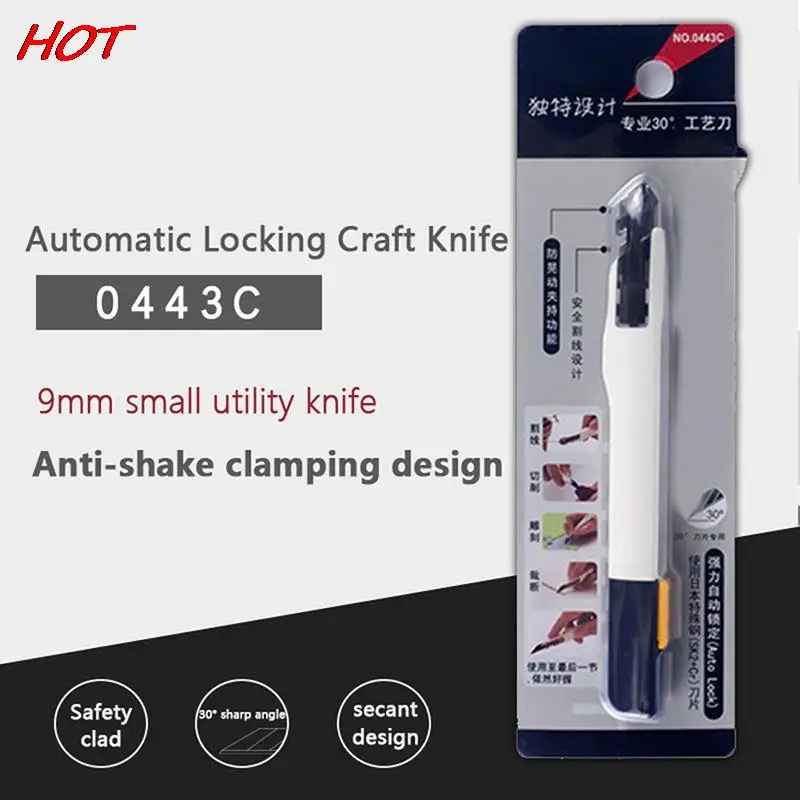 

1PC Japanese Stationery Knife Precision With Blades Paper Cutter Metal Art Knife