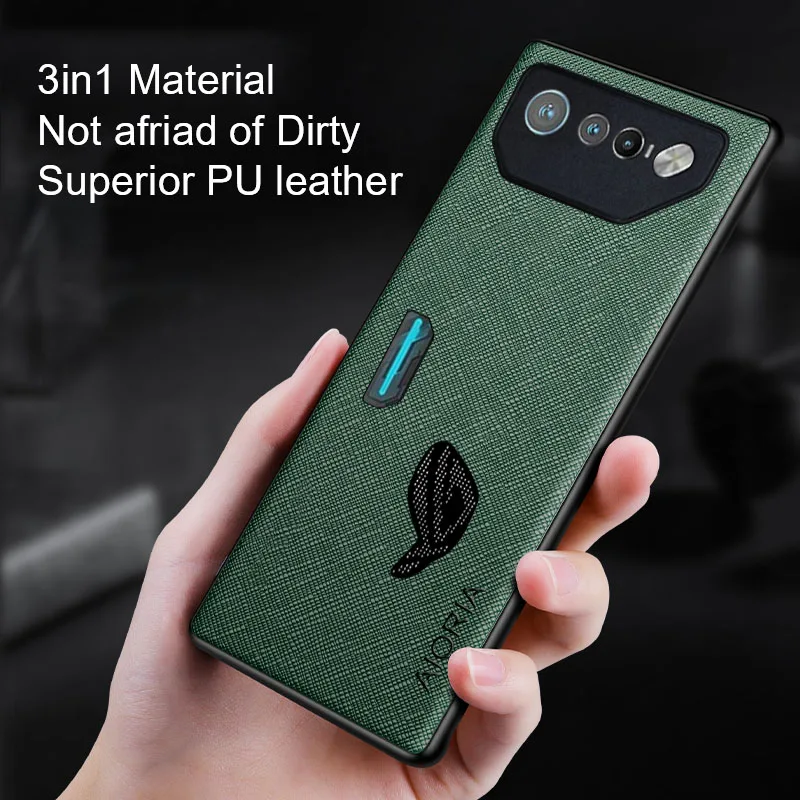 Luxury Cross Pattern Leather Case, Premium Shell