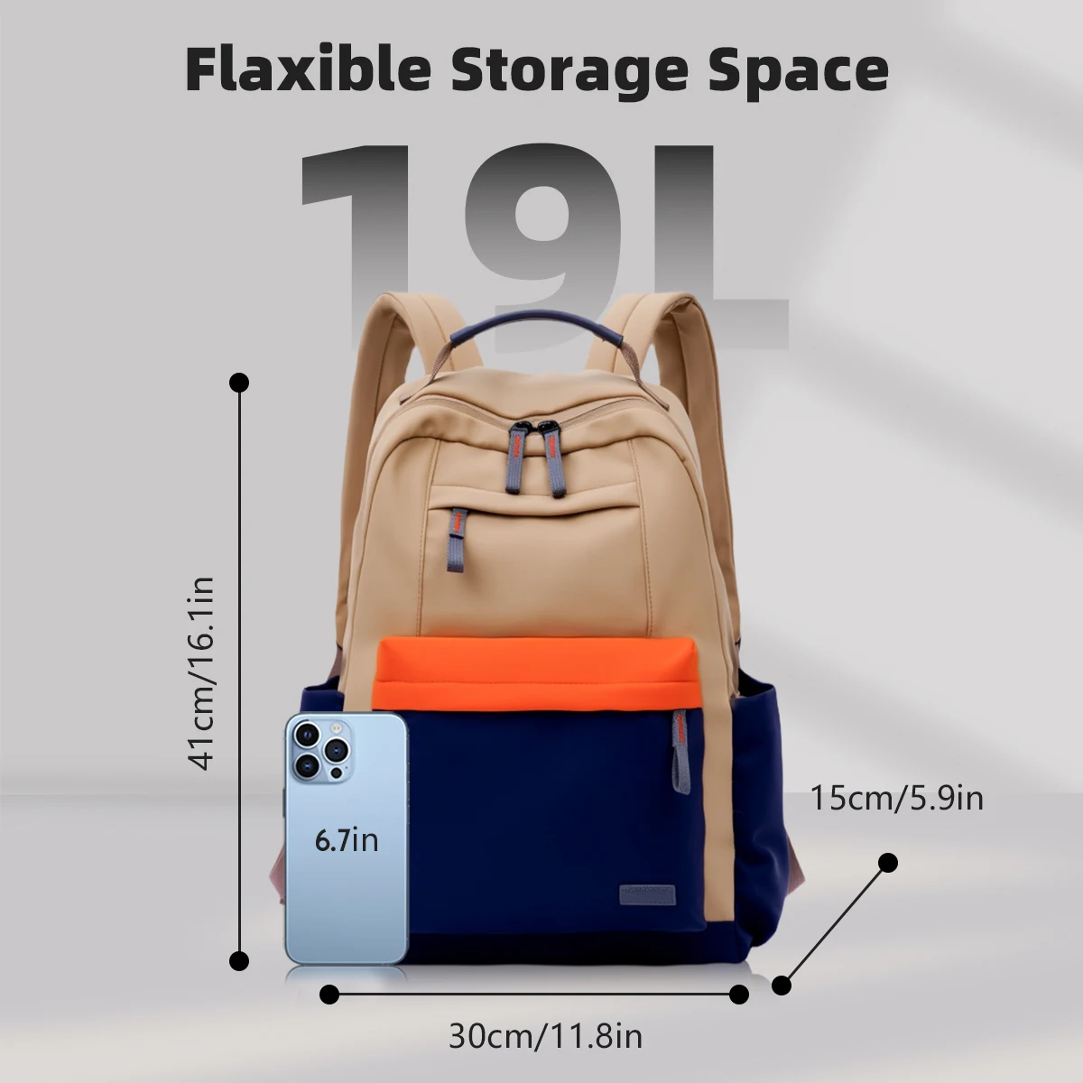 2025 New Style Backpack for Female High School Students, Lightweight School Bag for College Students, Versatile Large-Capacity Computer Backpack for Men, Outdoor Sports