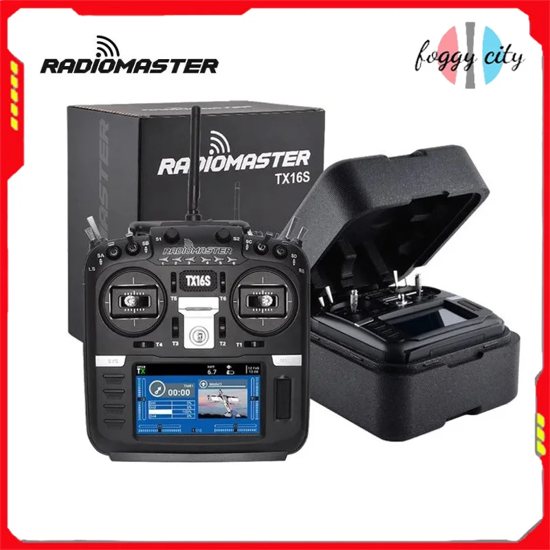 

Radiomaster Tx16s Mkii Elrs Aircraft Model Fixed Wing Remote Control Fpv Traversing Aircraft With Built-in 4-in-1 Multi-protocol