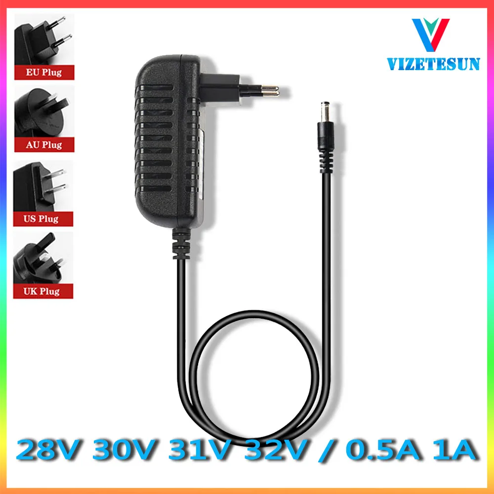 스위핑 로봇 스피커 오디오 진공 청소기 전원 어댑터, DC 5.5×2.1mm, 28V, 30V, 31V, 32V, 0.5A, 1A  Best5