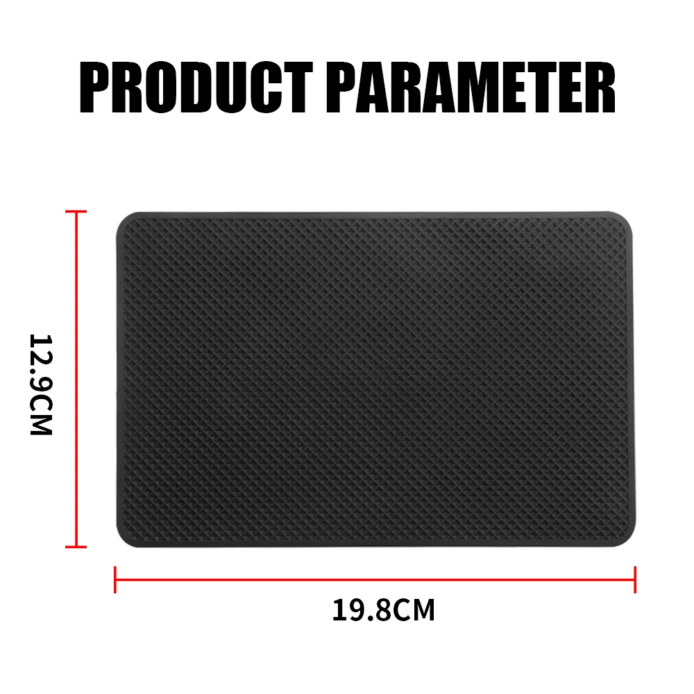 Auto Silicagel tappetino antiscivolo cruscotto telefono occhiali da sole cuscinetti antiscivolo per Chevrolet Captiva Colorado Cruze Spark Camaro Lacetti - immagine 2