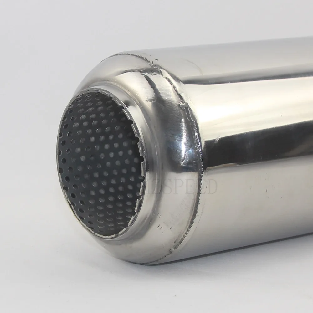 Exhaust Pipe Muffler Exhaust pipe middle muffler 304 stainless steel mesh small hole