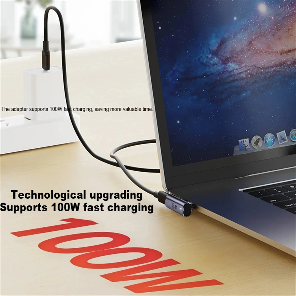 USB Type C Adapter USB4.0 Thunderbolt3 Magnetic Adapter USB C To Type 40Gbps 100W Fast Charging Magnet Converter Cable 8K@60Hz power adapter dip adapter converter type c charging dock connectors cable connector assembly