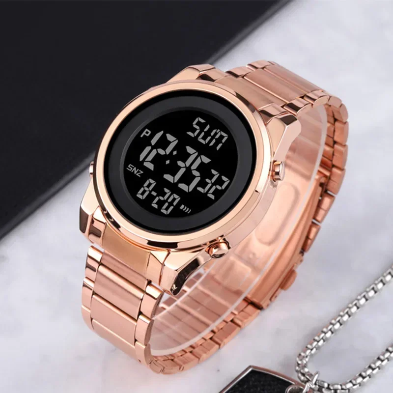 SKMEI 1611 Chrono Count Down Alarm Hour For Mens reloj hombre Digital 2 Time Mens Watches Fashion LED Men Digital Wristwatch 3