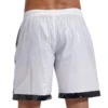 Mens Wet Look Boxer Shorts Drawstring Elastic Waist Pockets Waterproof Beach Shorts Swimming Trunks Loose Fit Short Pants Club 4