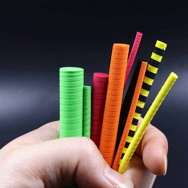Fly Tying Buoyant Foam Cylinders for Insect Body Extensions - 7cm Long