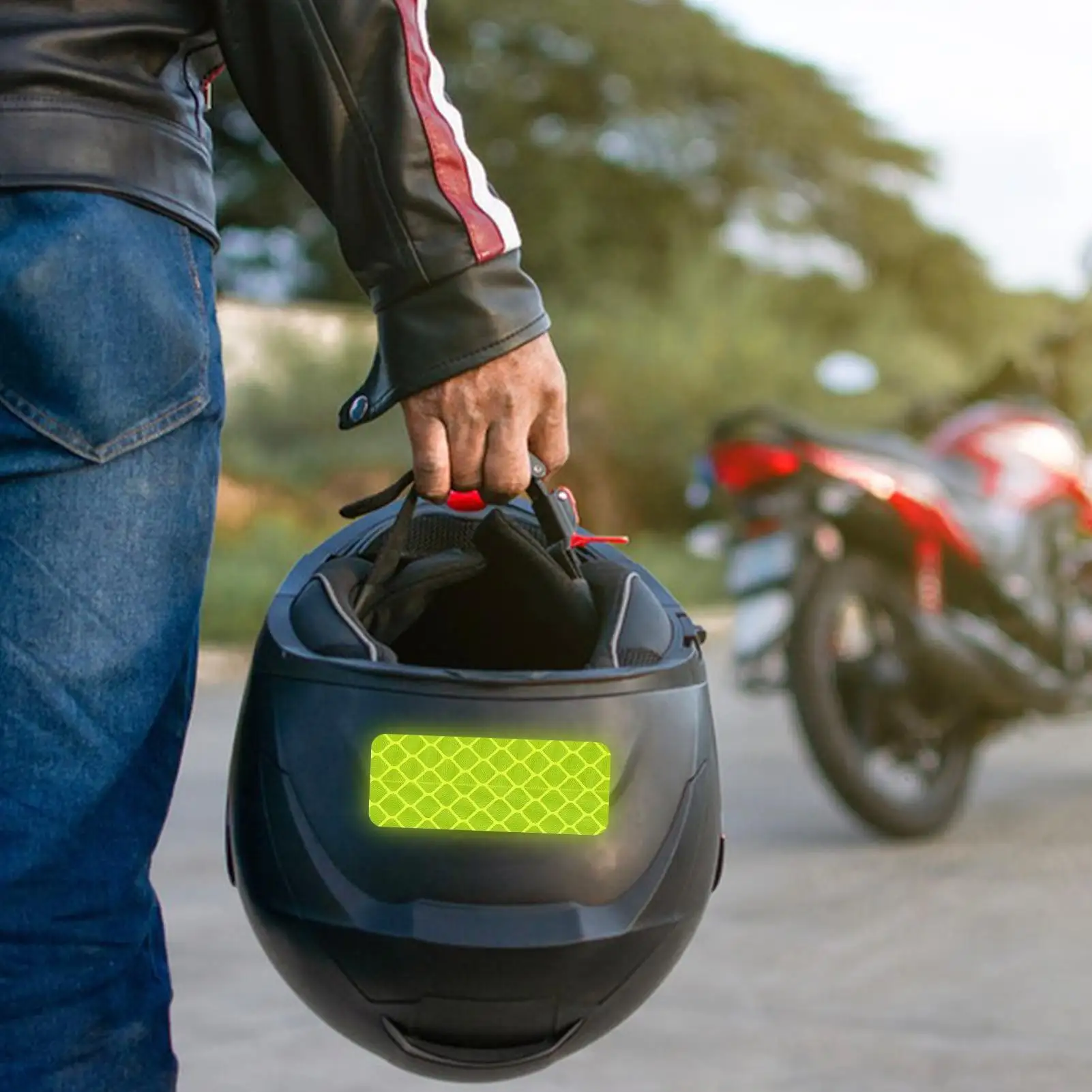 Reflective stickers for cars motorcycles electric bicycles night Cycling warning stickers Waterproof Scratch Reflective Decals