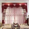 1PC European Style Chenille Living Room with Hollowed Out Embroidery and Shading Window Screen Curtains for Living Room 4