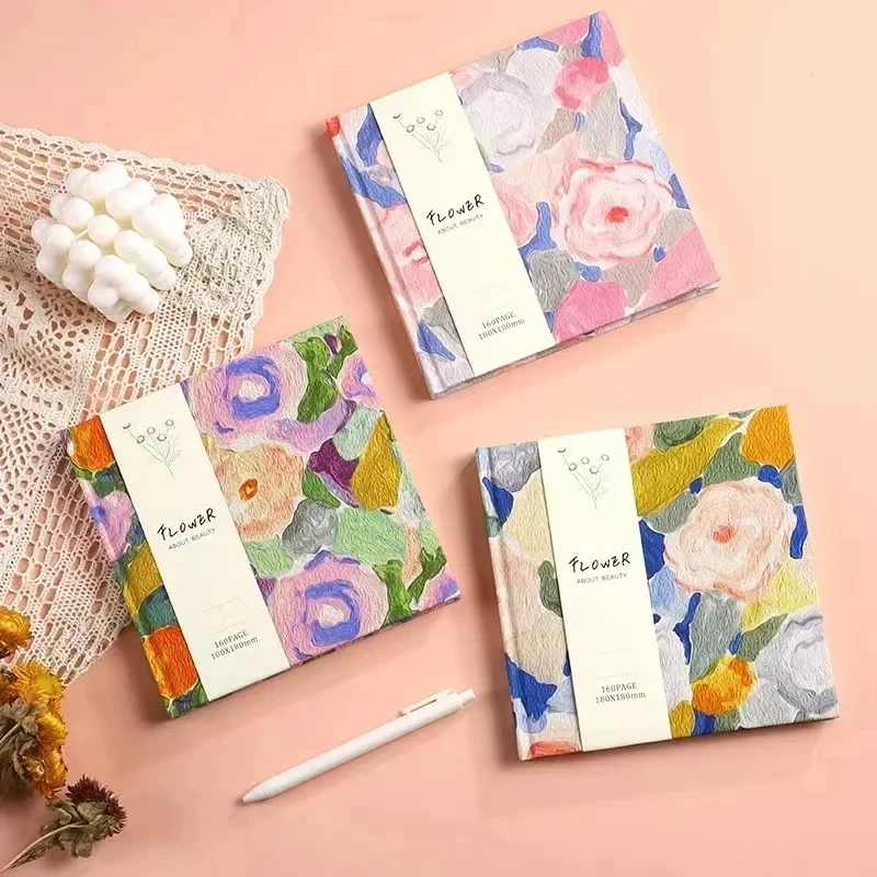 Утолщенный блокнот 18 х18 см, художественная Обложка для масляной живописи, обложка на пустой странице, цветная свинцовая анимация, свинцовый граффити, ручная роспись