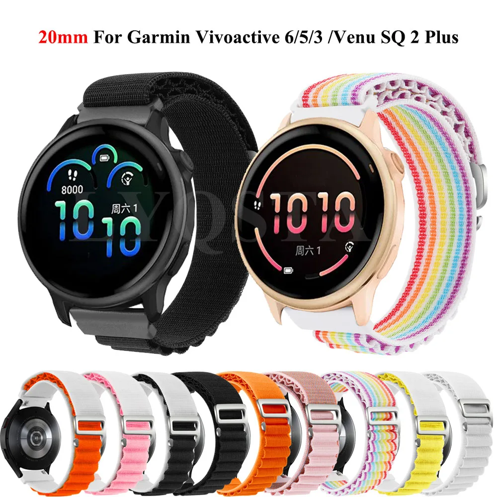 Wigento Smartwatch-Armband Für Garmin Forerunner 255s Uhr Watch Nylon Armband Ersatz Sport Arm Band Muster 8 S0f4c0c4 Wigento Smartwatch-Armband Für Garmin Forerunner 255s Uhr Watch Nylon Armband Ersatz Sport Arm Band Muster 8 S0f4c0c4