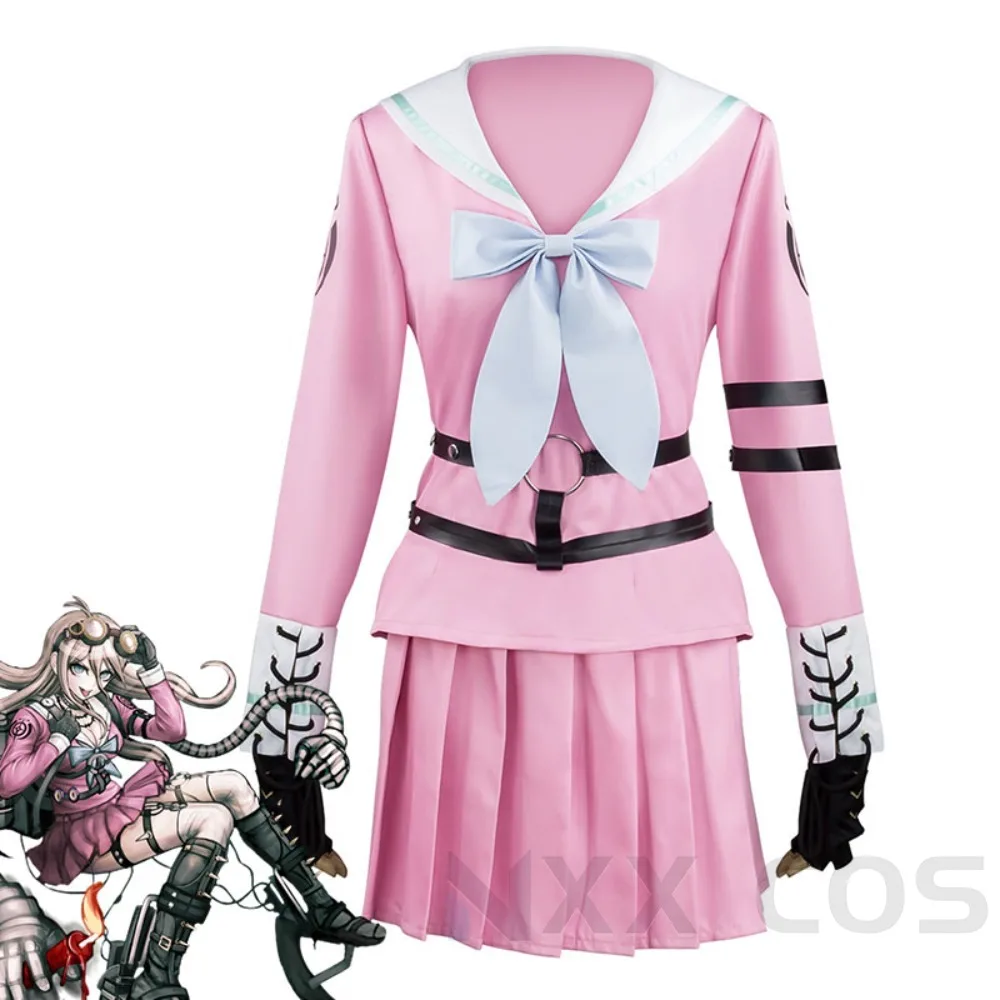 

Danganronpa Miu Iruma Cosplay Costume Dress Skirt JK Uniform Set Anime Game Cosplay Costumes for Men Women Halloween Party