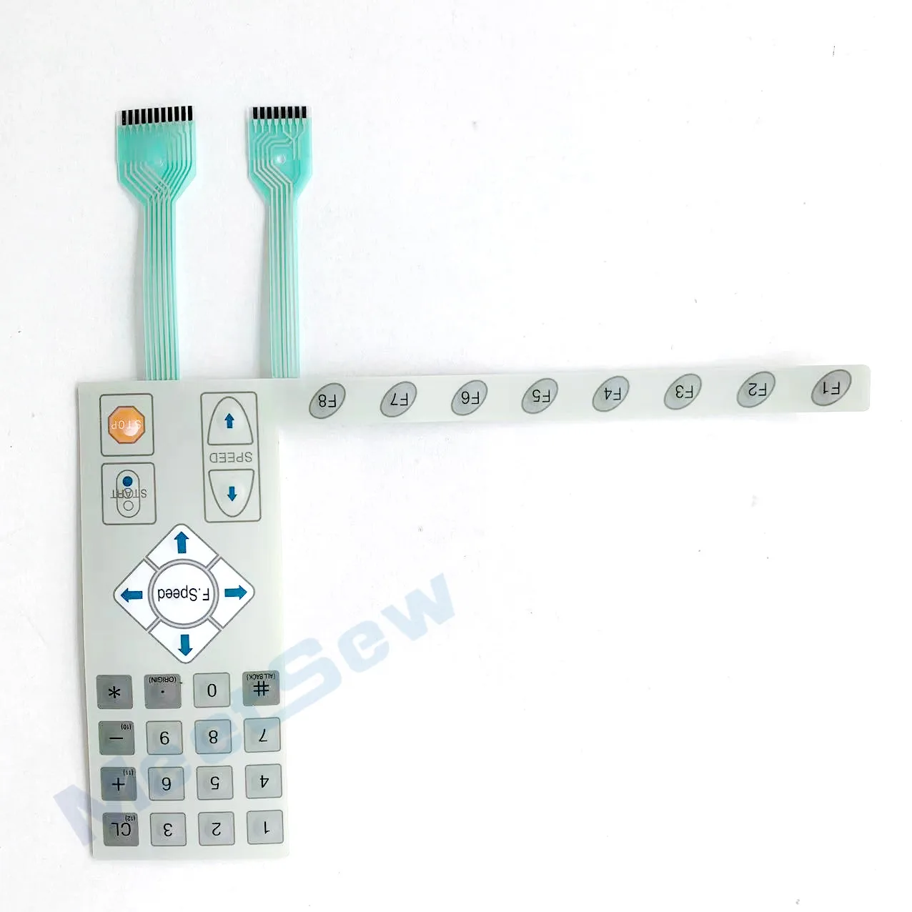 Original Keypad Sunstar SWF Computer Multi-head Embroidery Machine Membrane Switch