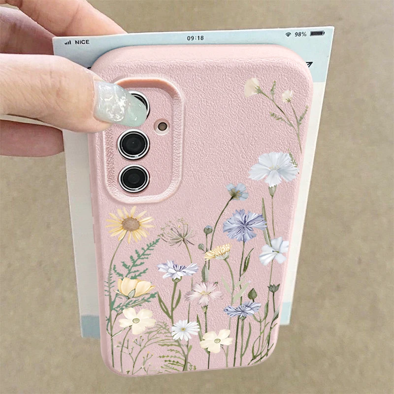 Soft Case with Little Flower Design - Protective Phone Cover