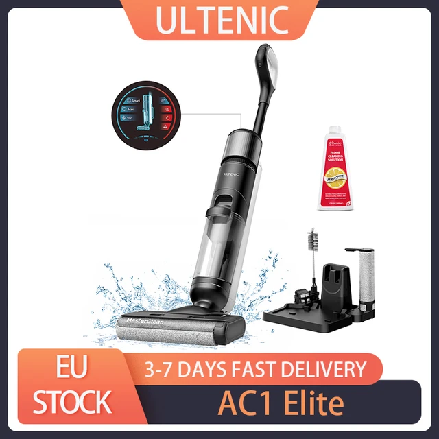 Ultenic AC1 Elite Cordless Vacuum And Mop with SelfCleaning Up to 50min Runtime Smart Dirt Detection 3 Cleaning Mode LCD Display 1