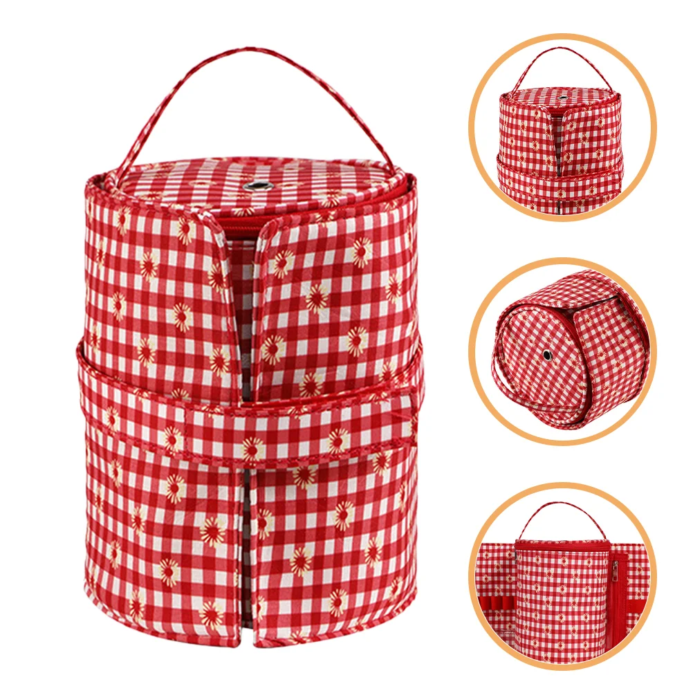 Large Capacity Knitting Needle Bag Crochet ganizer Sewing Case Yarn Storage Crafts Sewing Accessories Solution