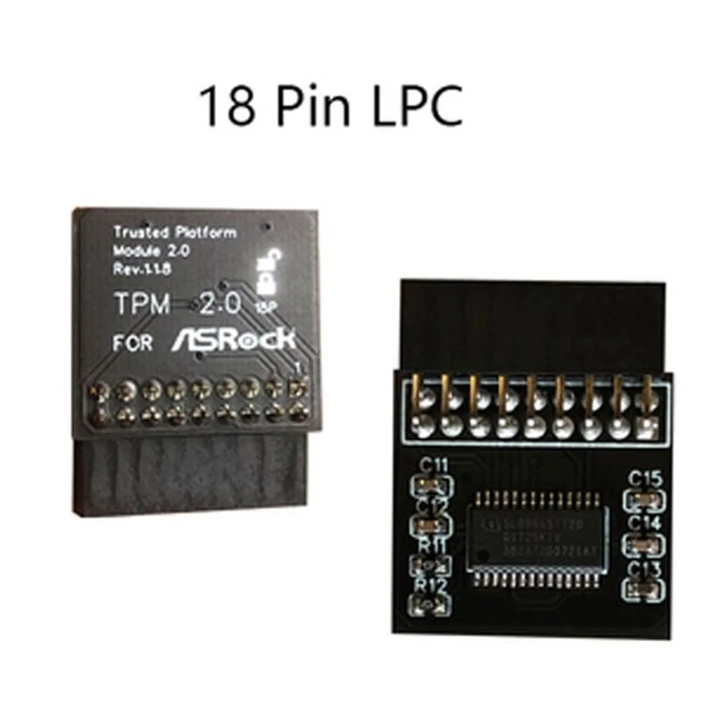Hot sale Tpm 2.0 Encryption Security Module Board Remote Control TPM2.0 LPC 18Pin Motherboards Card for for 11