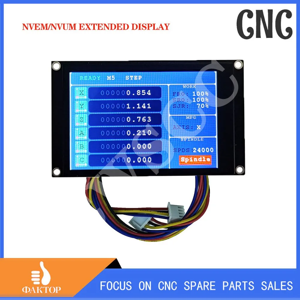 

NVEM/NVUM extended screen mach3 control card extended display 6-axis display CNC accessories