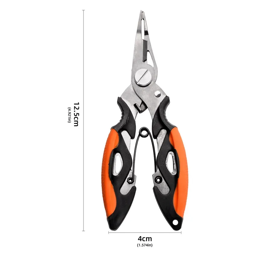 Fishing Accessories Fishing Tackle Fishing Tools Fishing Tool Fishing Pliers Mini Plier Lures Fishing Pliers Tools Multifunction Knot Cissors Hook Remover Kit Lightweight Fishing Tackle Plier Equipment