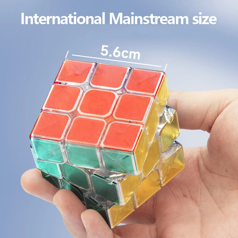 MoYu Creative Cube ルービックキューブ　透明な三色 MoYu Creative Cube ルービックキューブ透明な三色
