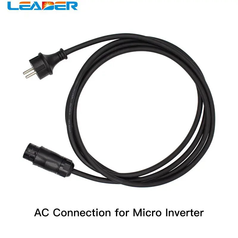 

LEADER SOLAR AC 3M/5M/10M 3X1.5MM2 AC Conversion Extension Line for Photovoltaic Micro Inverters