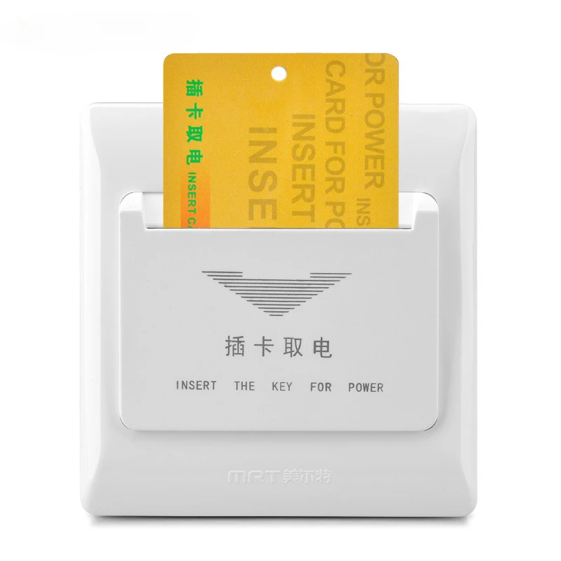 Lot De 5 Interrupteurs Magnétiques Pour Hôtel - 8800W, 220V, Avec 3 Cartes D'insertion, économie D'énergie