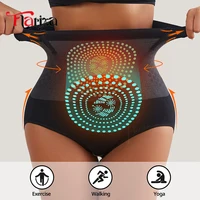 Flarixa ventre contrôle sous-vêtements slips pour femmes taille haute sans couture bout à bout culotte de levage sueur mince corps Shaper ventre plus mince 3