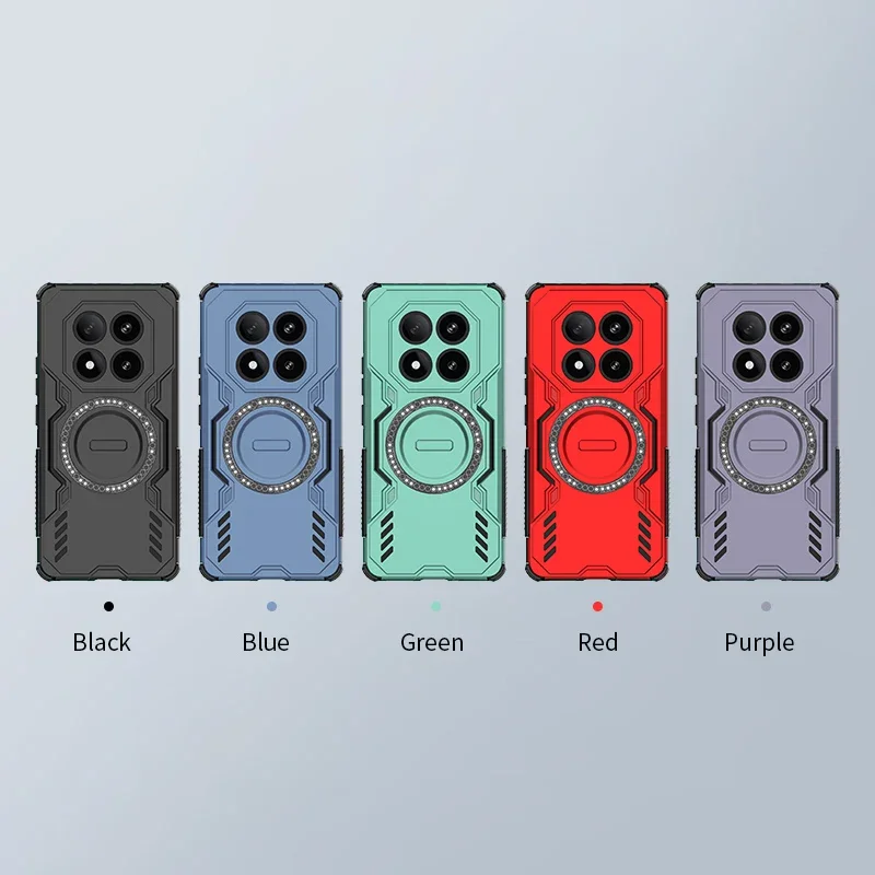 Enhanced Armor Heat Dissipation Magnetic Wireless Charging Case